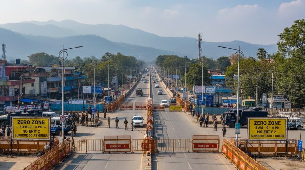 सुप्रीम फैसले से पहले बनभूलपुरा जीरो जोन, 13 घंटे आवागमन पर प्रतिबंध