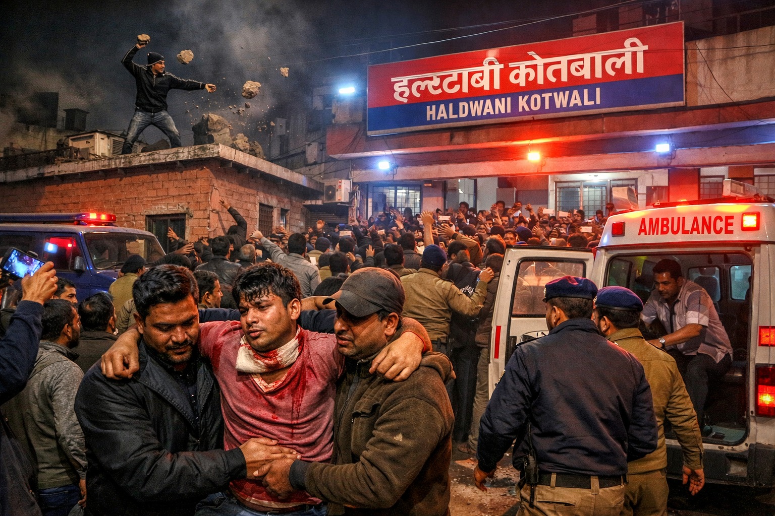 रेट्रो साइलेंसर से फोड़े पटाखे, विरोध किया तो गर्दन पर चलाया चाकू