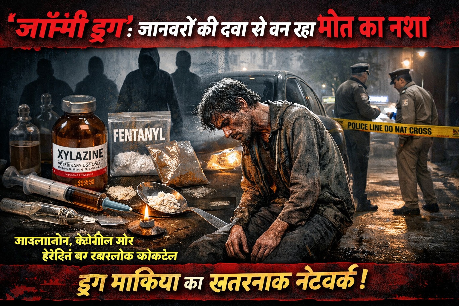 ‘जॉम्बी ड्रग’ : जानवरों की दवा से बन रहा मौत का नशा