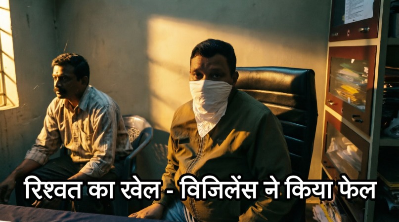 अल्मोड़ा : 15 हजार की रिश्वत लेते लमगड़ा ब्लॉक का लेखाकार गिरफ्तार